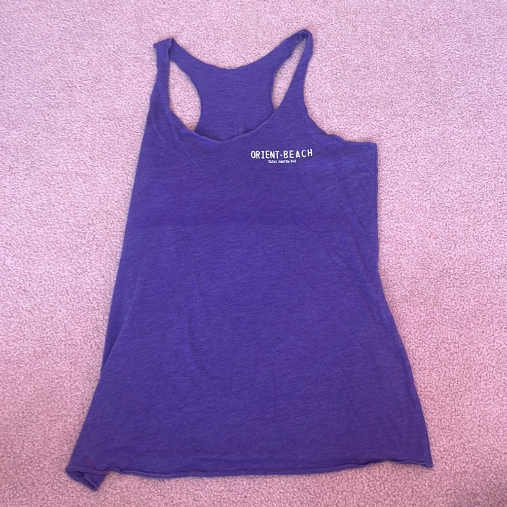 Saint Martin Orient Beach Purple Tank